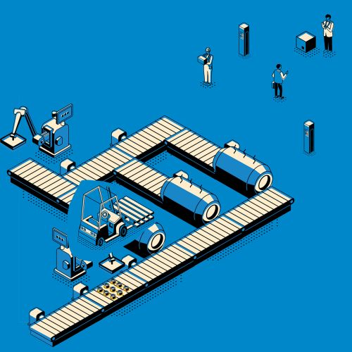 CENTRE OF PACKAGING LINE WET PART