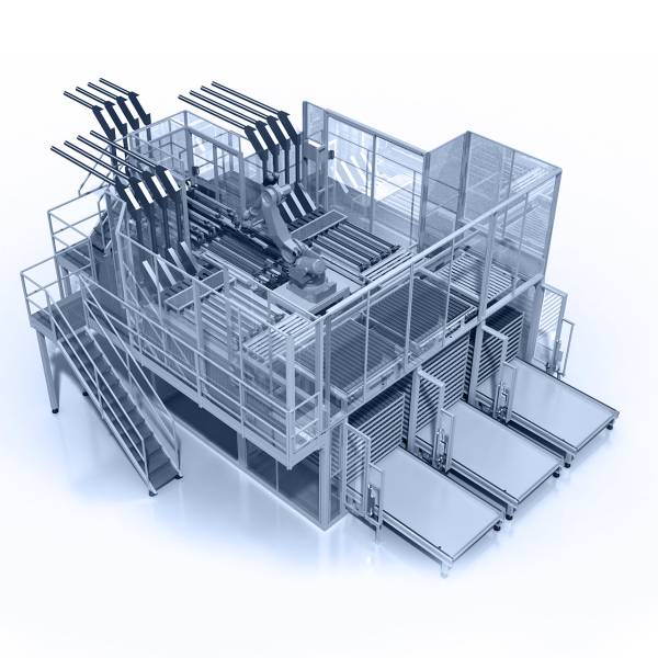 ROBOTIC LOADER UNLOADER FOR ENDS TS 60 ST/AL